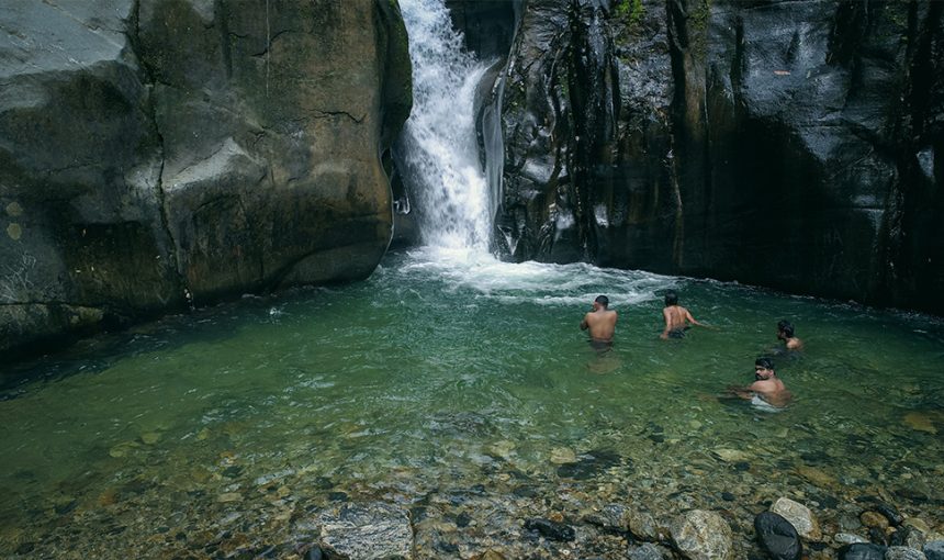 Traveling to Kudam Falls Meghalaya